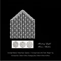 Elegant vintage lace patterned semi-transparent vellum envelope set with stickers - Floating Light Floral / 1 Envelope And 3 Stickers