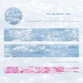 Blue sea water ripples PET adhesive tape with rainbow light effect for DIY journaling - Blue Sea Fragmented Light