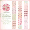 Sweet Dream matte PET decorative tape for scrapbooking, various patterns, 50mm x 2m roll - Sweetheart Dream