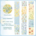 Fresh fruity theme PET decorative tape for scrapbooking and creative DIY journals - Sweet Fruity Summer