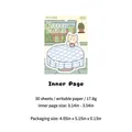 Cute kitten coffee themed 30-sheet sticky notes for student memo and messages - Kitten Coffee / 30 Sheets