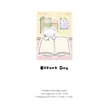 Cute effort dog themed memo pad with 30 sheets of writable paper - Hardworking Puppy / 30 Sheets