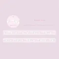 Decorative sparkle PET tape featuring pixel-style ribbon rose pattern for scrapbooking DIY - Braid Rose