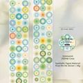 Forest Waltz Punktmuster-Synthetikpapierband für Scrapbooking, 62 mm x 2 m Rolle - Waldwalzer