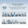 Fairy tale castle theme PET decorative tape for scrapbooking and journaling - Ice City