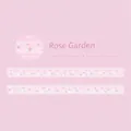Rose Garden sparkle PET decorative tape for journaling and DIY crafts 15mm width - Rose Garden