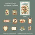 Retro sewing machine stickers made of white kraft paper for DIY journaling decoration. - Sewing Journal