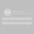 Sparkle PET pixel musical notes tape for scrapbooking and DIY - Melodic Ribbon