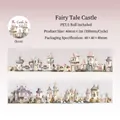 Cinta de enmascarar PET castillo de cuento para scrapbooking y diario 40mm x 2m - Fortaleza de Cuento de Hadas