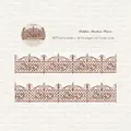 Cinta PET decorativa de valla de hierro dorado vintage para scrapbooking 40mm - Valla de Enredadera Dorada