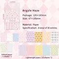 Σετ διακοσμητικού χαρτιού Argyle Haze με διάφορα σχέδια για scrapbooking και κατασκευές - Ομίχλη Argyle