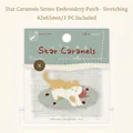 Cute cat embroidery patch for clothes, Star Caramels series sticker - Stretching Style / 1 Piece