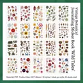 Vintage botanical PET sticker book for scrapbooking and DIY journal decoration - 20 Sheets / Mountain Wilderness