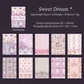 Retro Rococo Dream scrapbook paper set featuring 10 floral patterns in pink and purple. - Sweet Dream
