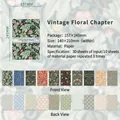 Vintage floral decorative material paper pack for DIY scrapbooking and journaling art - 30 Pieces/Pack / Vintage Floral Chapter