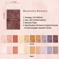 Vintage aesthetic scrapbook material paper for DIY journal decoration in brown tones. - 30 Sheets/Pack / Time Traces