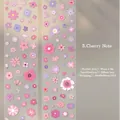 Bloemen PET-tape Cherry Note collectie voor scrapbooking en DIY-dagboek decoratie - Kersenbloesem Notitie