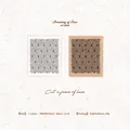 Vintage beech wood lace pattern stamp for DIY scrapbooking and journal decoration - 50x60x24mm / Cut a Piece of Lace