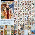 Libro de pegatinas vintage Winter Wishes para scrapbooking con 50 hojas de tema invernal - Winter Wishes / 50 Hojas