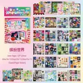 Korean INS style colorful sticker book for scrapbooking and DIY journal collage craft - Vivid World (Red)