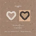 Vintage heart-shaped lace pattern beechwood decorative stamp for DIY scrapbooking crafts - Heart of Lace
