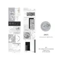 Moonlight Chronicles PET decorative tape with silver hot stamping for DIY journaling craft - Moonlight Chronicles (PET) / 50mm Wide x 2m Long