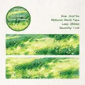 Green meadow pattern washi tape from Retro Story Wandering Green Pasture series - Green Grass Waves