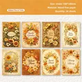 Vintage floral theme double offset material paper for journaling and decorative collage - Sunlit Garden