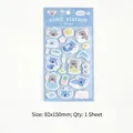 Cute NOTE FOR BoBo Station Koala theme felt stickers for DIY scrapbooking decor 1 sheet - Goodnight Koala / 1 Sheet