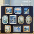 Vintage oil painting stickers 'Blue Sea Ballad' set of 10 pieces for DIY scrapbooking - 10 Pieces / Blue Sea Ballad