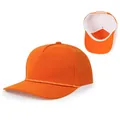 Casquette de baseball orange en polyester à séchage rapide avec trous de ventilation laser - 55-57cm / Orange