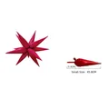 26-Zoll Explosionsstern-Konusballon aus Folie für Partys, kleine Größe 45,8 cm, Fuchsia - Burgunderrot