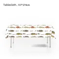 Detailansicht einer Tischdecke mit Fischmotiv, 137x274 cm, für Angel-Themenpartys - Tischdecke