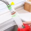 Kitchen faucet splash-proof aerator with maifan stone filter for water purification - Box Packaging / Green