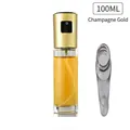 100ml gold olive oil sprayer for cooking and BBQ - Large Diameter Style / 100ml / Luxury Gold
