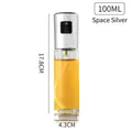 100ml stainless steel oil sprayer bottle for kitchen BBQ cooking in space silver - 100ml (Color Box Pack) / Space Silver
