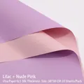 Double-sided lilac and nude pink waterproof flower wrapping paper, 58x58cm - 56x56cm (20 Sheets) / Lilac + Nude Pink