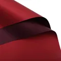 Waterdicht tweekleurig bordeauxrood Oya-papier voor professionele bloemverpakkingen - 56x56cm (20 Vellen) / Wijnrood + Donkerrood