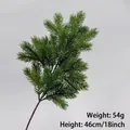 Artificial cedar branch for Christmas DIY decor, 46cm height and 54g weight detail - Fir Branch (46cm) / 46cm / Verdant