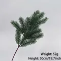 High quality 50cm artificial green cedar pine branch for festive Christmas tree decor 52g - Pine Spray (50cm)