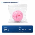 Handgemaakte roze boterslijm squishy stressbal in een duidelijke plastic verpakking - Bol / Aardbeien Kerst Handgemaakte Bal