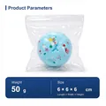 Blauwe stressverlichtende squishy speelgoedbal met snoepbedeltjes, verpakking van 50 g. - Bol / Bosbessen Kerst Handgemaakte Bal