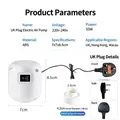55W Electric vacuum pump with UK plug for storage bags, white ABS air pump - UK Plug Electric Suction Pump