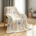 Manta de franela que brilla en la oscuridad con patrones de unicornio - Mi Pequeño Pony Rainbow Dash / 70*100CM