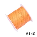 1.0mm orange Korean wax cord spool for DIY jewelry making, sewing and textile crafts - 1.0mm / 140# Orange (10m)