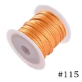 1.0mm orange Korean wax cord spool for DIY jewelry making and crafts color code #115 - 1.0mm / 115# Orange (10m)