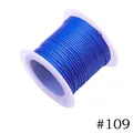 1.0mm blue Korean polyester wax cord for DIY crafts and jewelry making, color #109 - 1.0mm / 109# Royal Blue (10m)