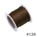 1.0mm dark brown Korean waxed polyester cord 10m roll for DIY jewelry making - 1.0mm / 126# Dark Green (10m)