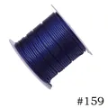 1.0mm deep blue polyester Korean wax cord 10m roll for DIY jewelry making color #159 - 1.0mm / 159# Dark Blue (10m)