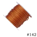 1.0mm brown waxed polyester cord for DIY jewelry making 10m roll #142 - 1.0mm / 142# Bronze (10m)